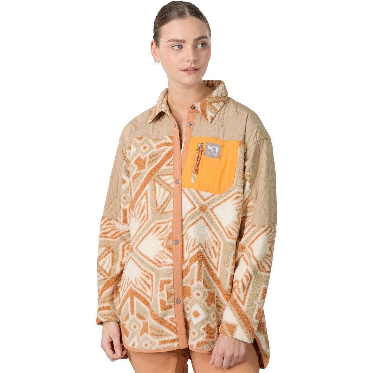 Kari Traa Rothe Shirt Jacket - Women's Oat, XS