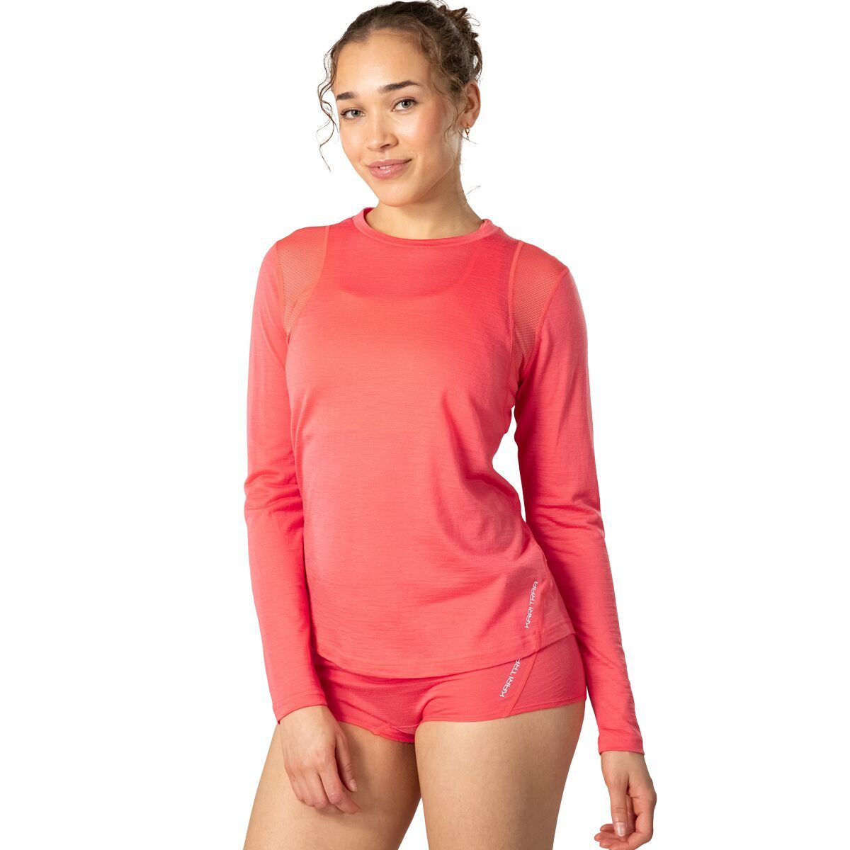 Image of Kari Traa Embla Wool Long-Sleeve Top - Women's Candy, L