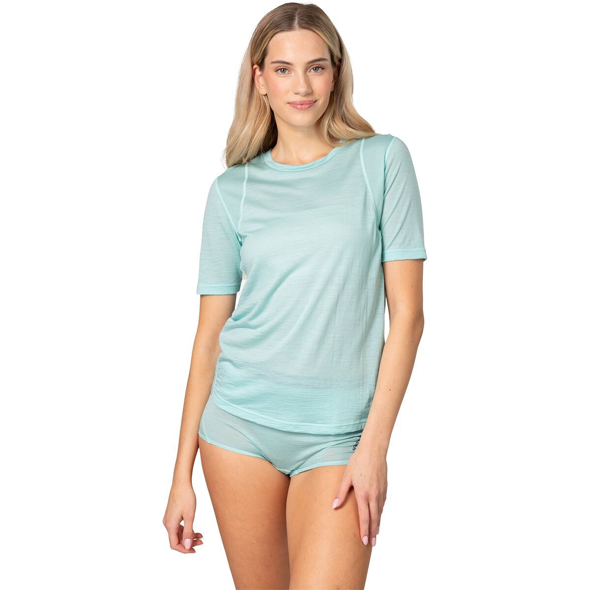 Image of Kari Traa Embla Wool T-Shirt - Women's Wave, XS