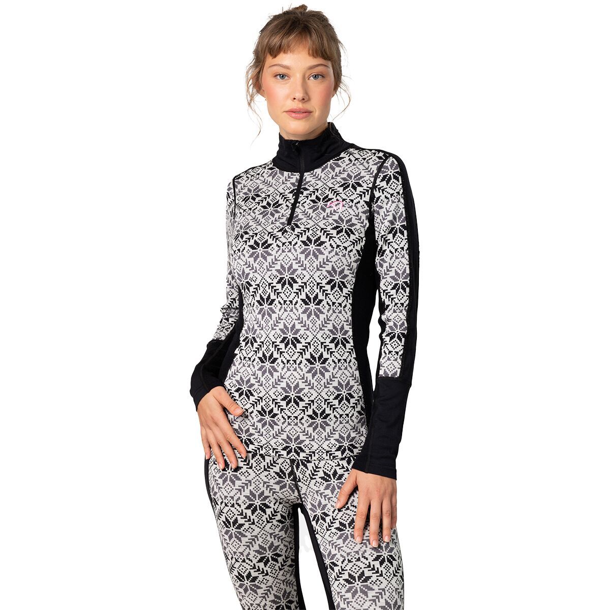 Image of Kari Traa Anna 1/2-Zip Top - Women's Black, L