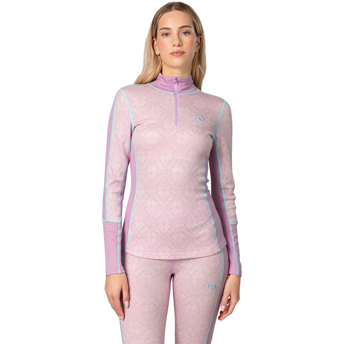 Image of Kari Traa Anna 1/2-Zip Top - Women's Bloom, XS