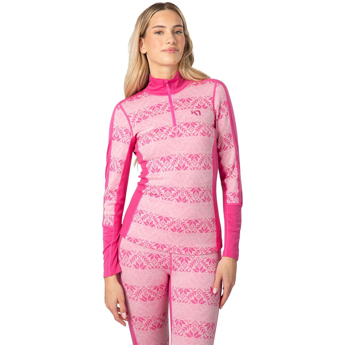 Image of Kari Traa Anna 1/2-Zip Top - Women's Spink, L