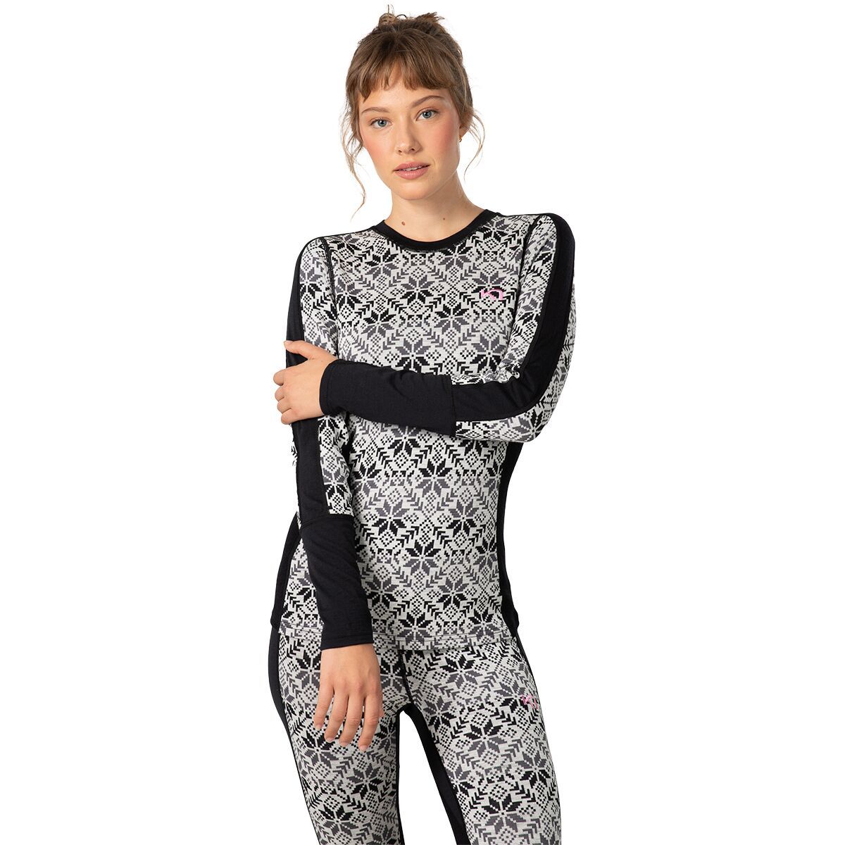 Image of Kari Traa Anna Long-Sleeve Top - Women's Black, XS