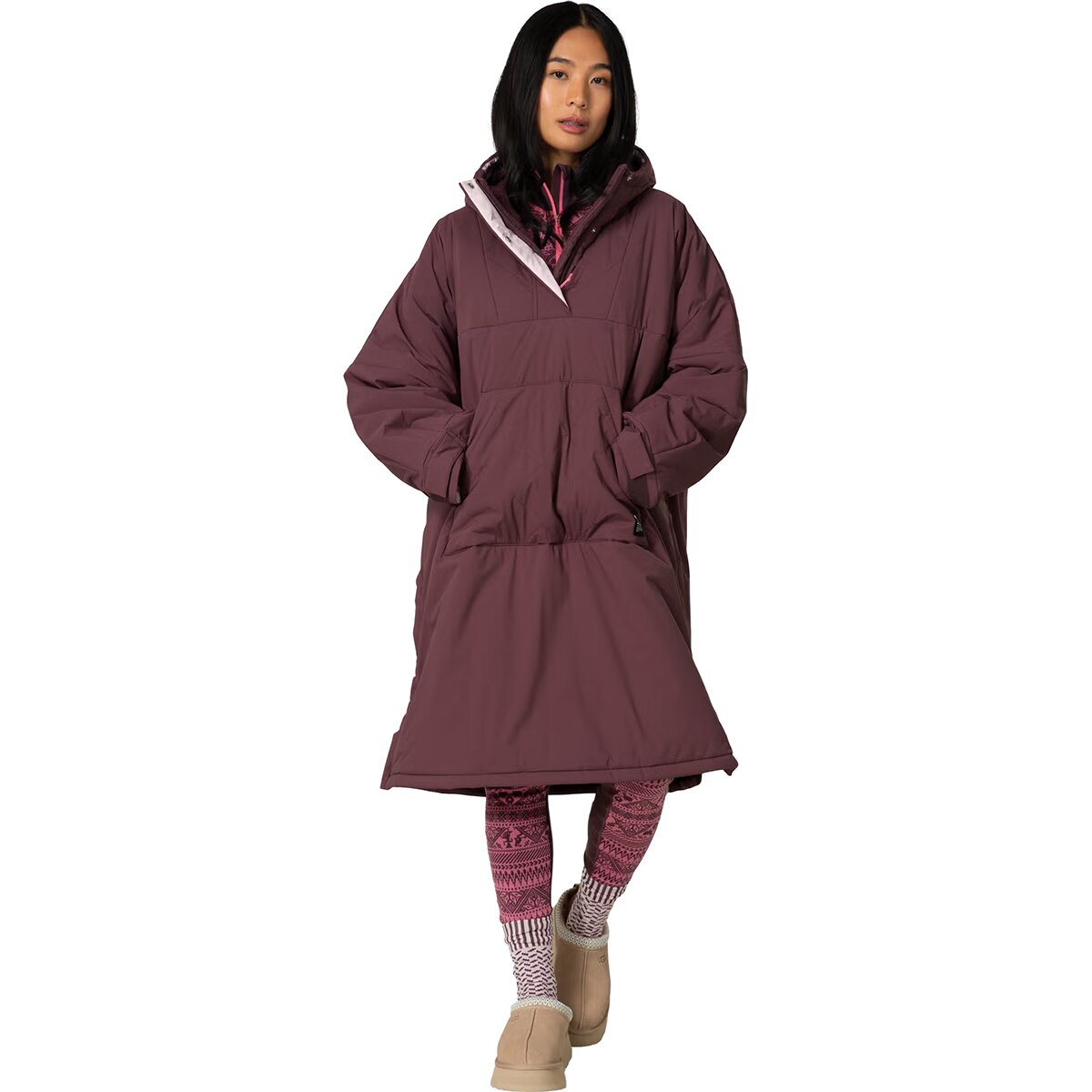 Image of Kari Traa Malene Cape - Women's Cocoa Powder, XS