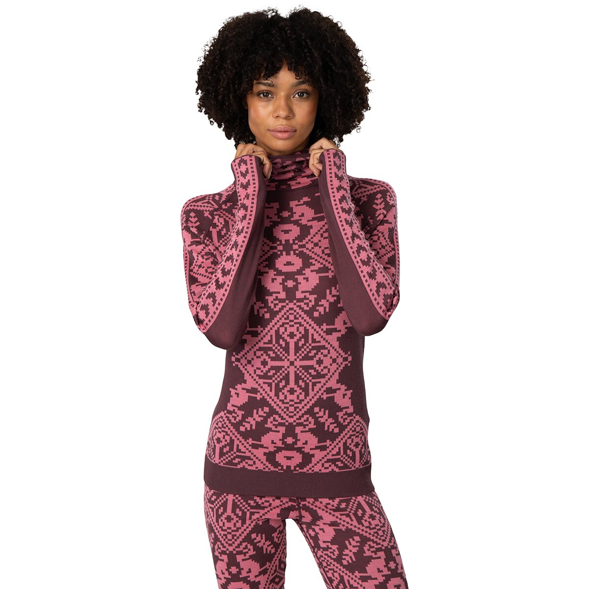 Image of Kari Traa Saga Hood Top - Women's Cocoa Powder, XS