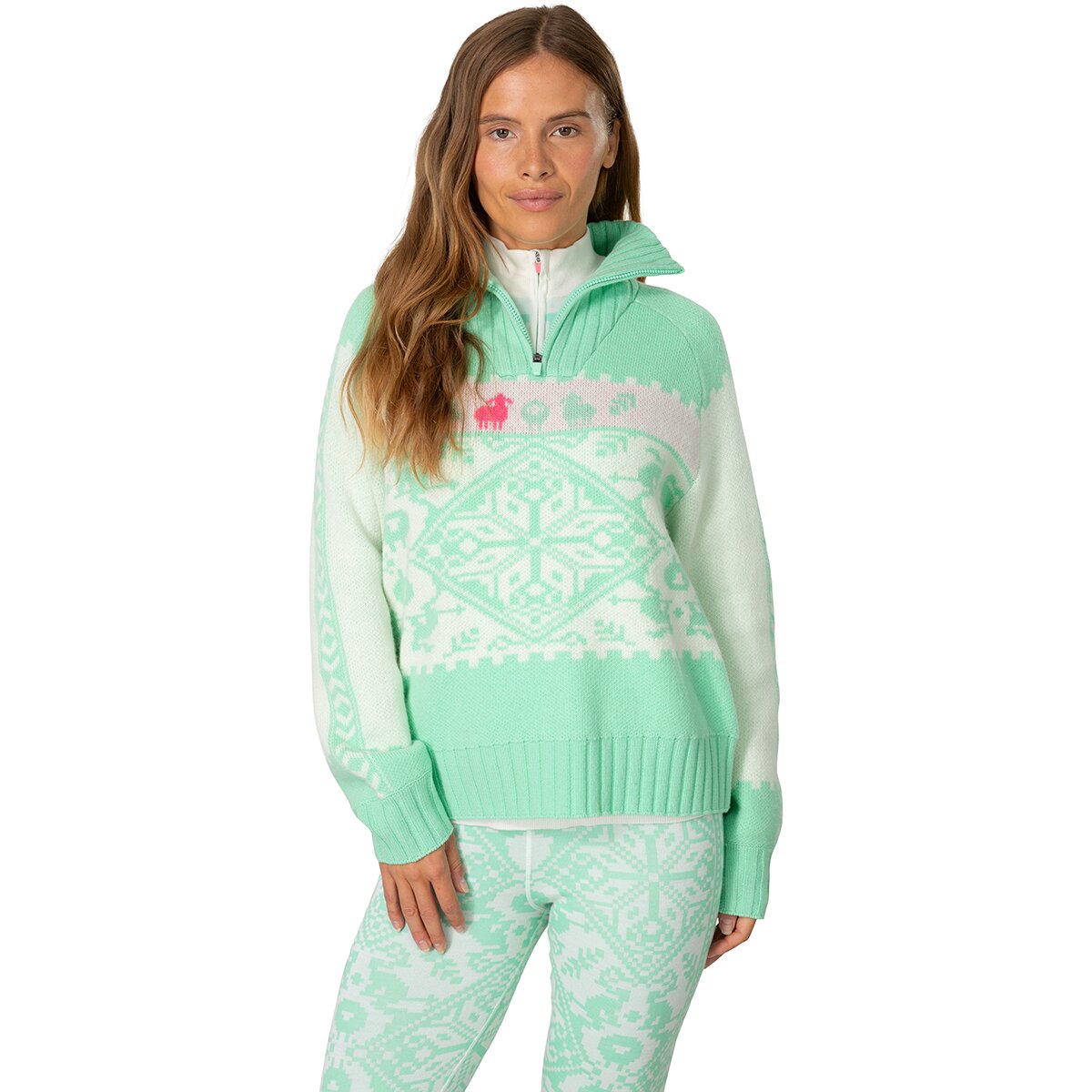 Image of Kari Traa Saga Knit Sweater - Women's Jelly Mint, S