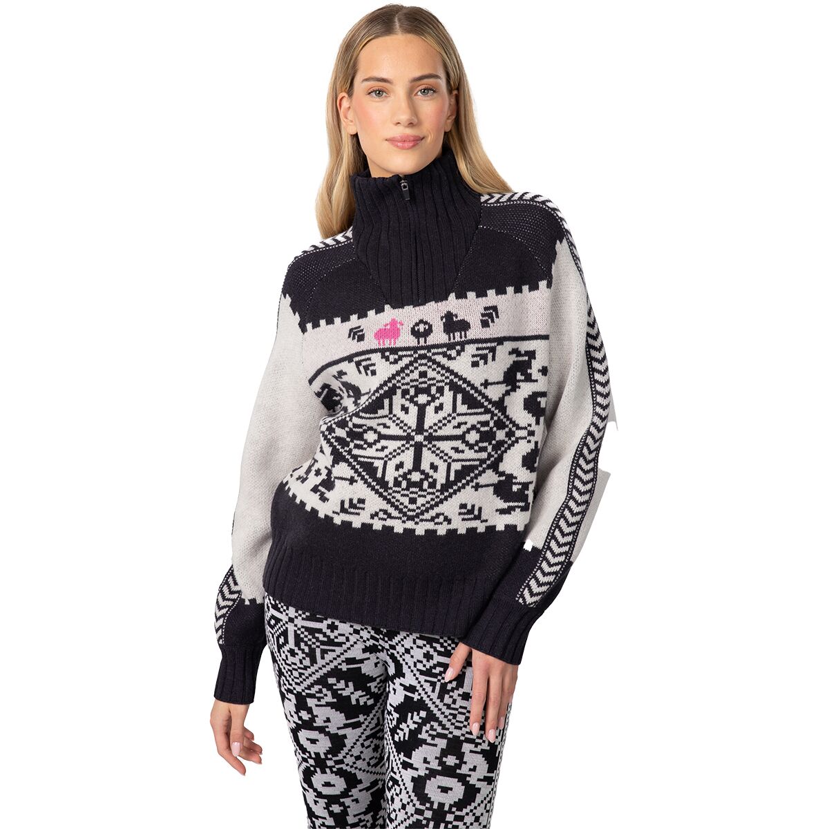 Image of Kari Traa Saga Knit Sweater - Women's Nwhite, XL