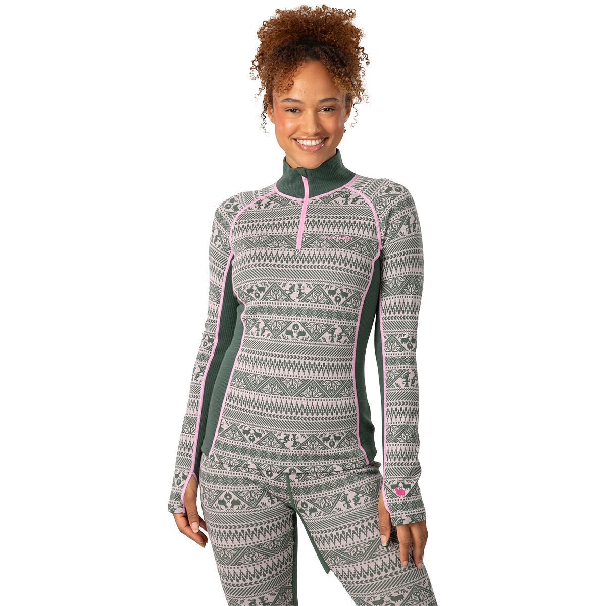 Kari Traa Tale 1/2-Zip Top - Women's Thyme, L