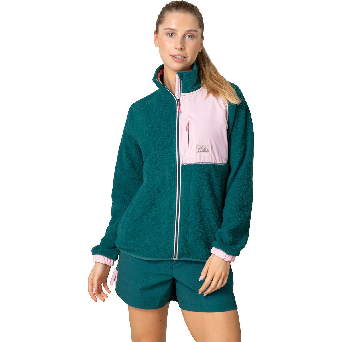 Image of Kari Traa Emma Midlayer Fleece Jacket - Women's Peacock, L