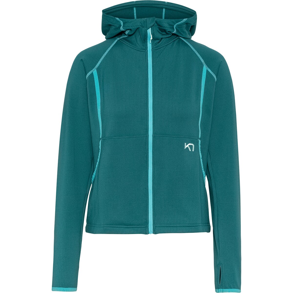 Image of Kari Traa Mika Full-Zip Hooded Jacket - Women's Peacock, L
