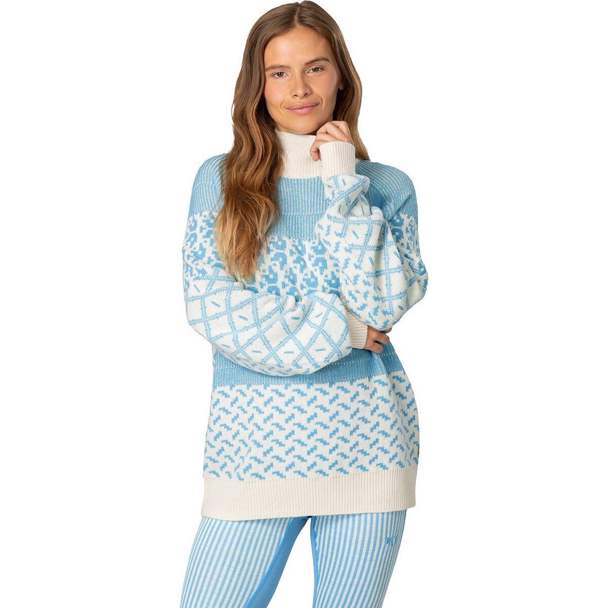 Image of Kari Traa Smekker Knit Sweater - Women's Ocean, M