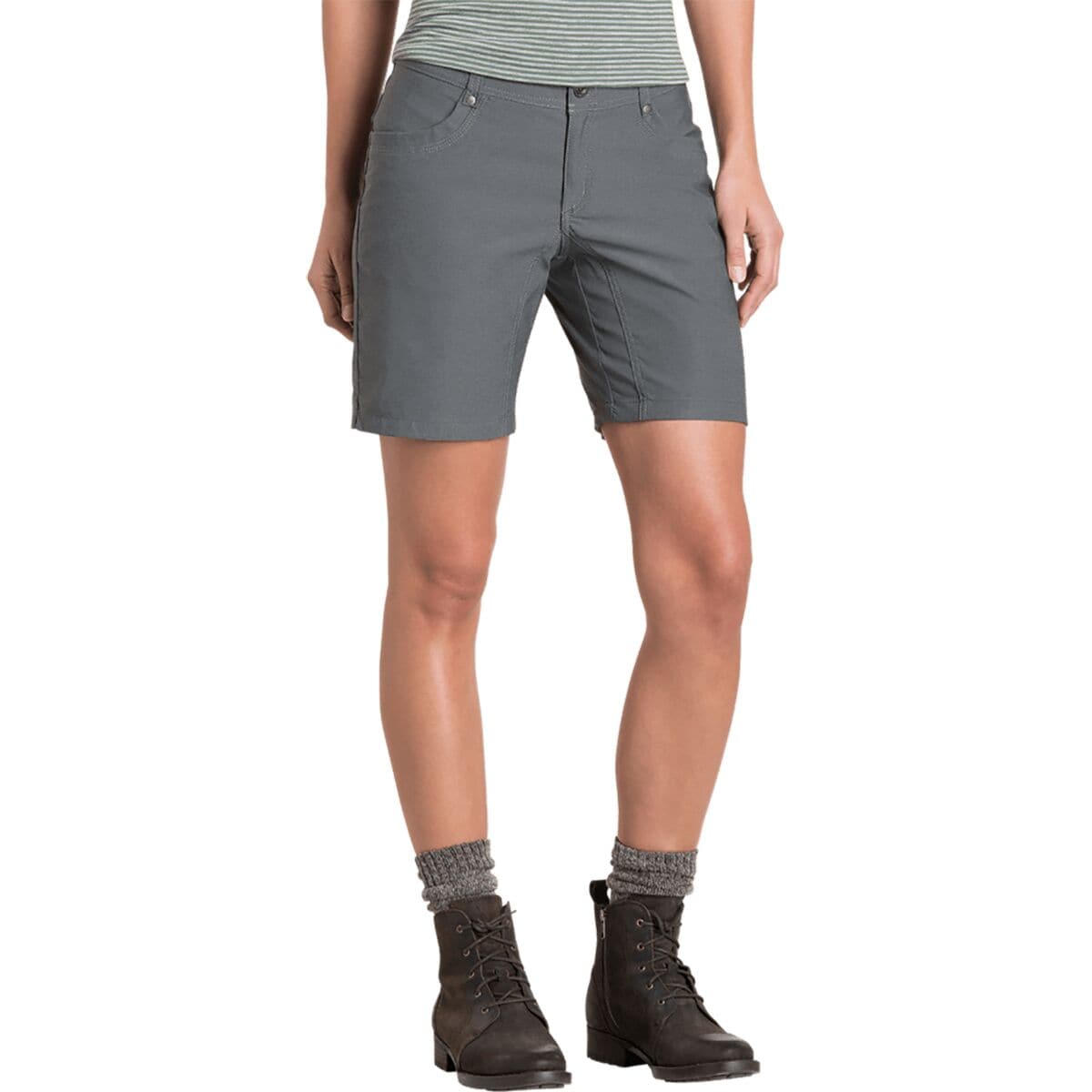 Kuhl women's Kuhl Kurve free range shorts Size 4 6.5” inseam Tan NWT