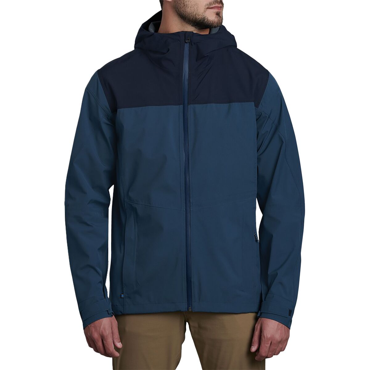 VOGSTART Men Soft Sherpa Hoodie Zip-Up Jacket Lightweight Full Zip Outerwear With Hood Colorblock Pocket Cozy Fleece Fluffy Sweatshirt Style Daily Jacket S Black