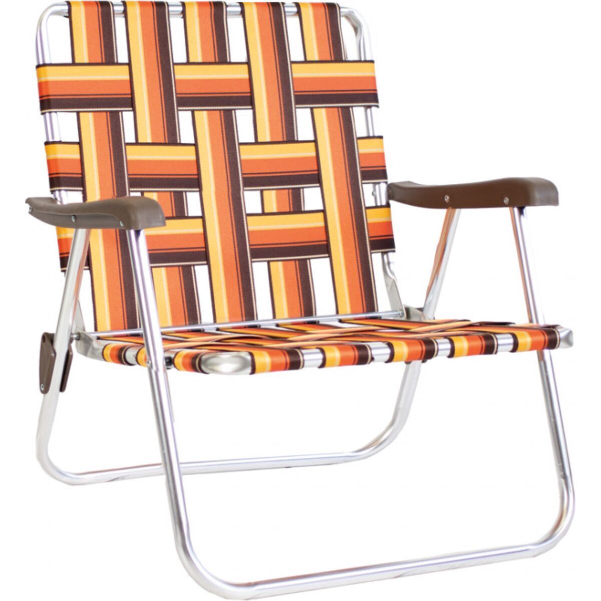 Image of KUMA Backtrack Low Chair Orange/Brown, One Size