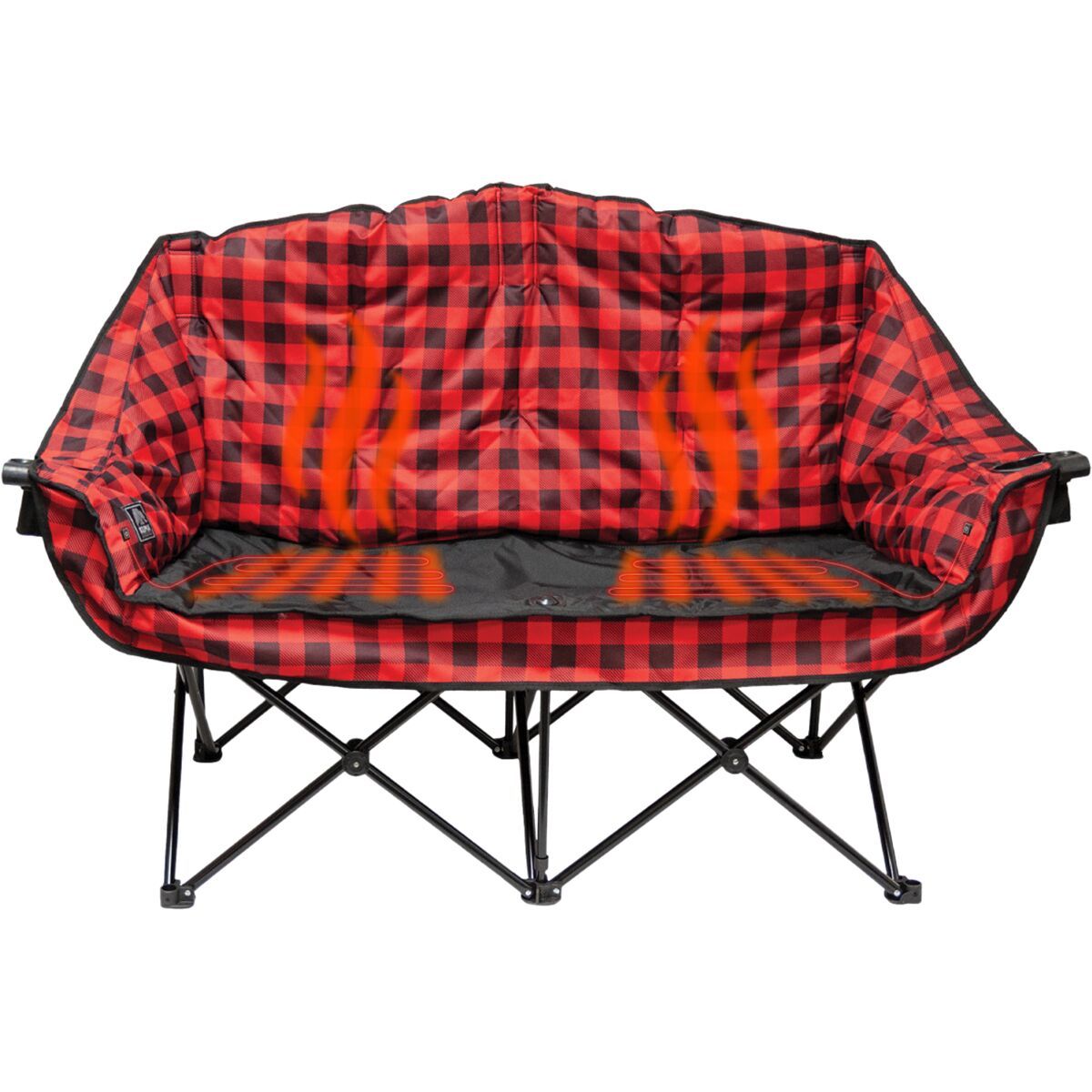 Image of KUMA Bear Buddy Heated Chair + Power Bank Red/Black, One Size