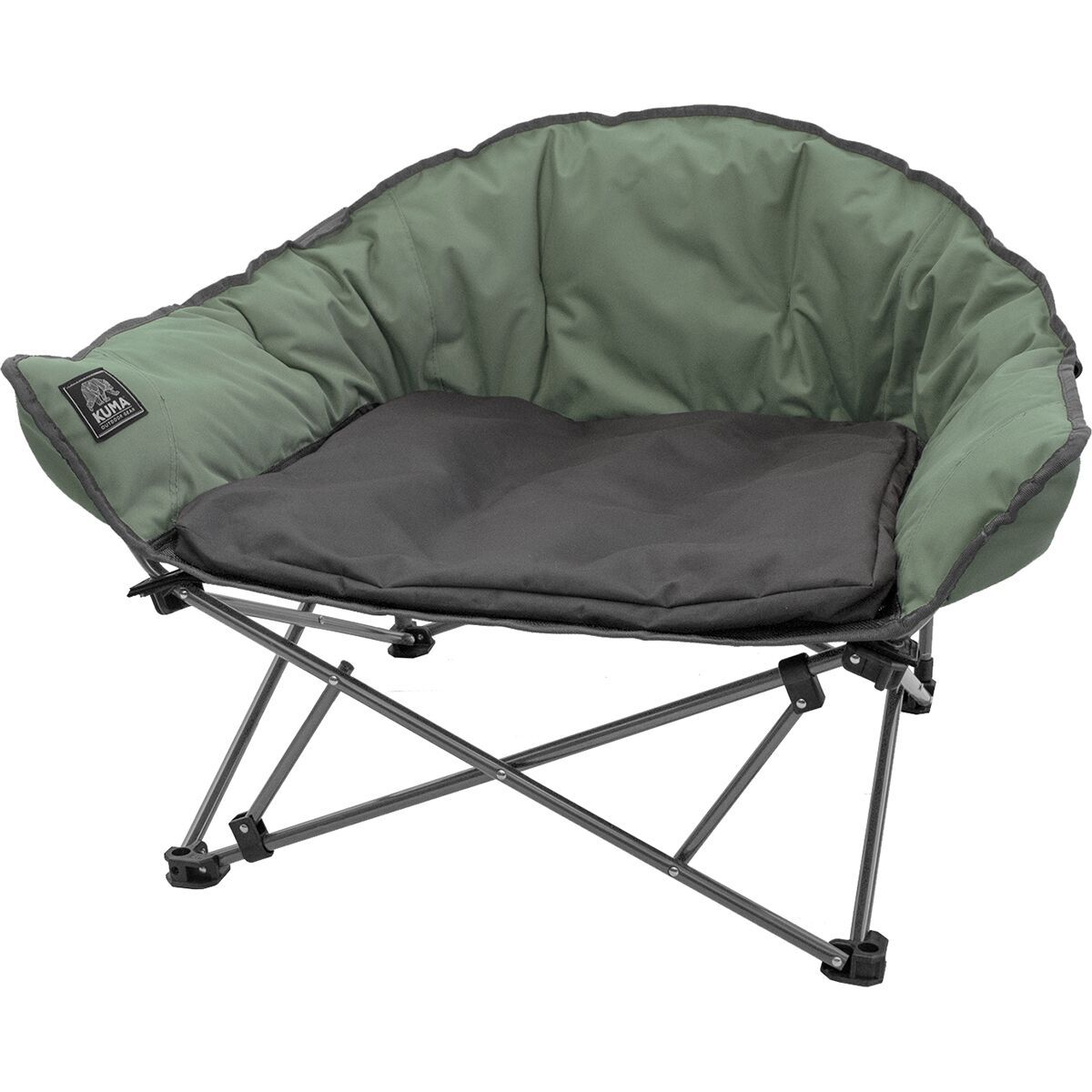 Image of KUMA Lazy Bear Dog Bed Sage, One Size