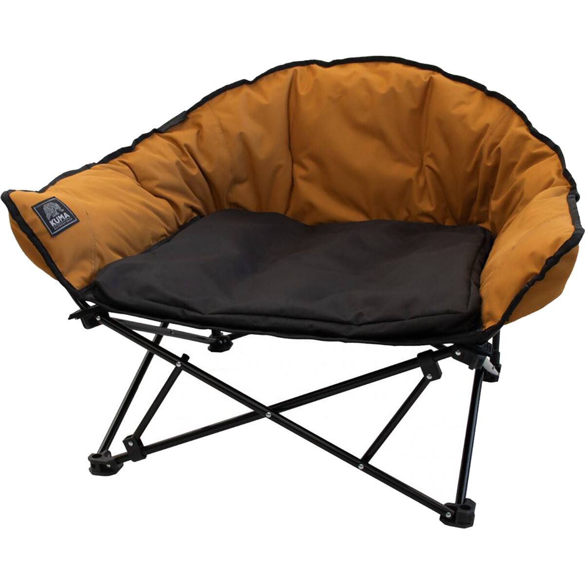 Image of KUMA Lazy Bear Dog Bed Sierra/Black, One Size