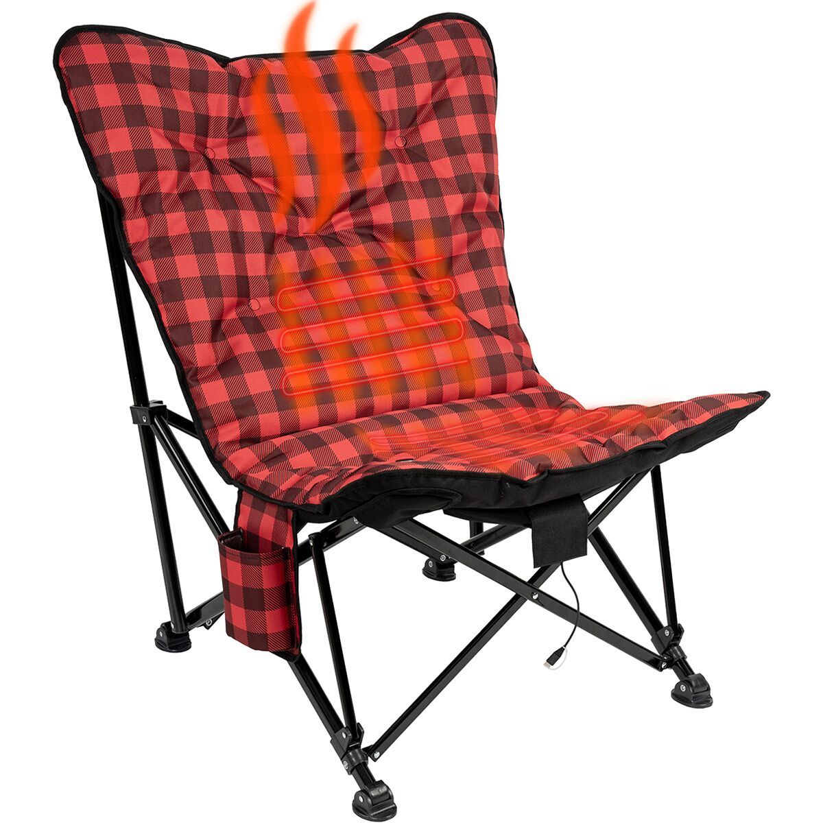 Image of KUMA Aurora Heated Chair + Power Bank Sierra/Black, One Size