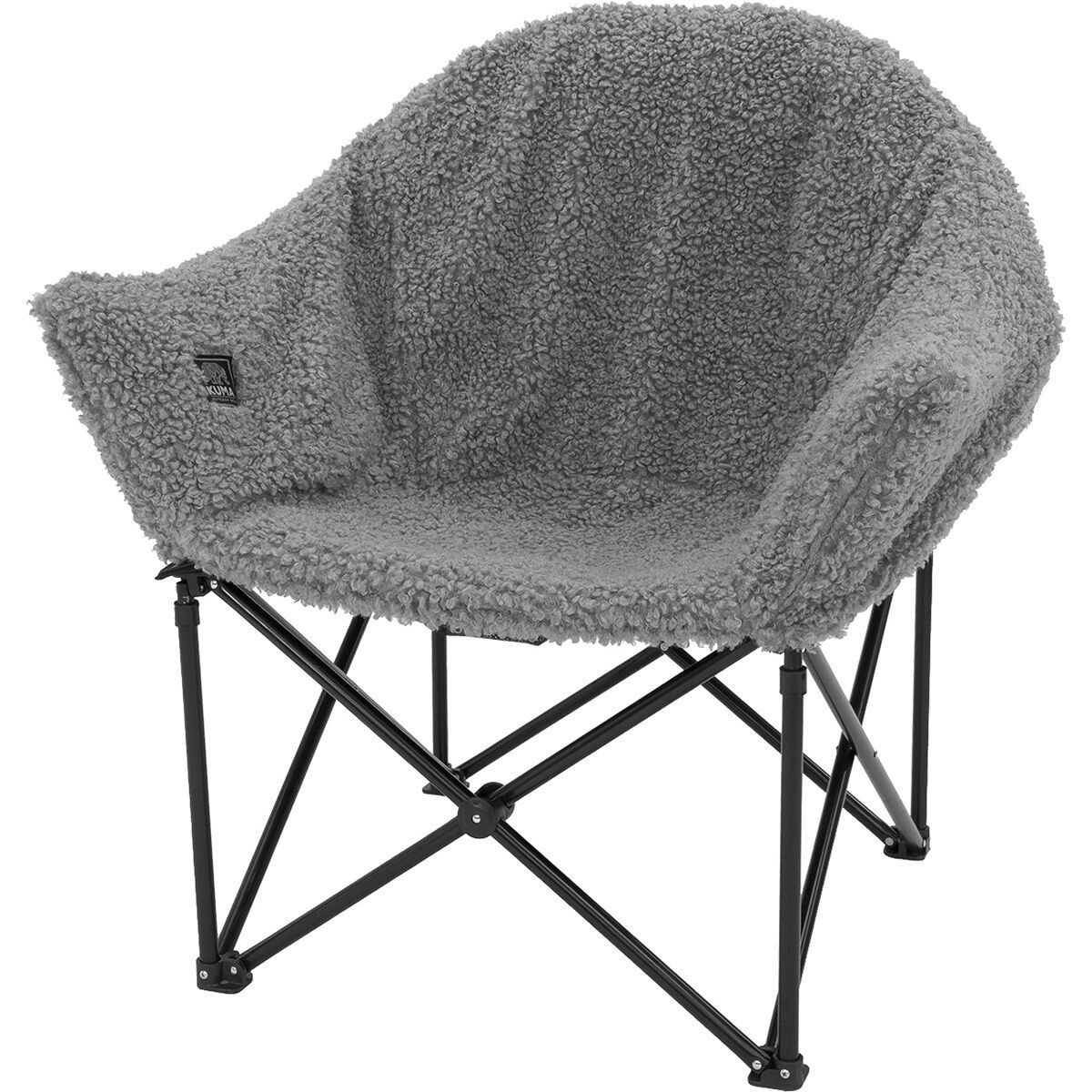 Image of KUMA Teddy Bear Camp Chair Cover Light Grey, One Size
