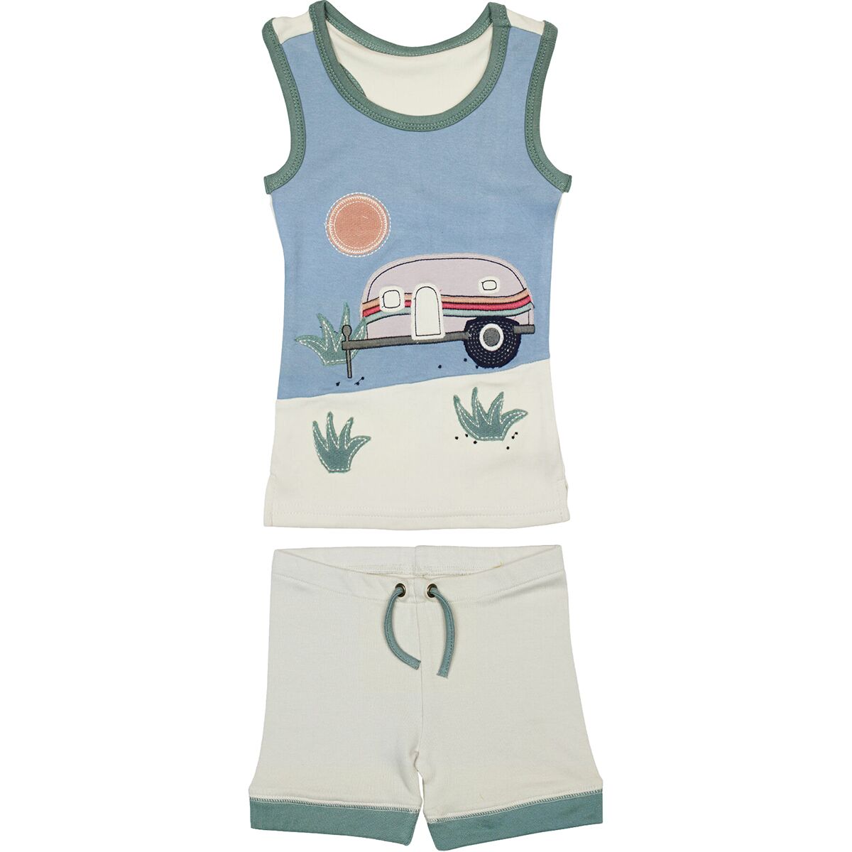 L'oved Baby Applique Tank & Bike Short Set - Infants' product image