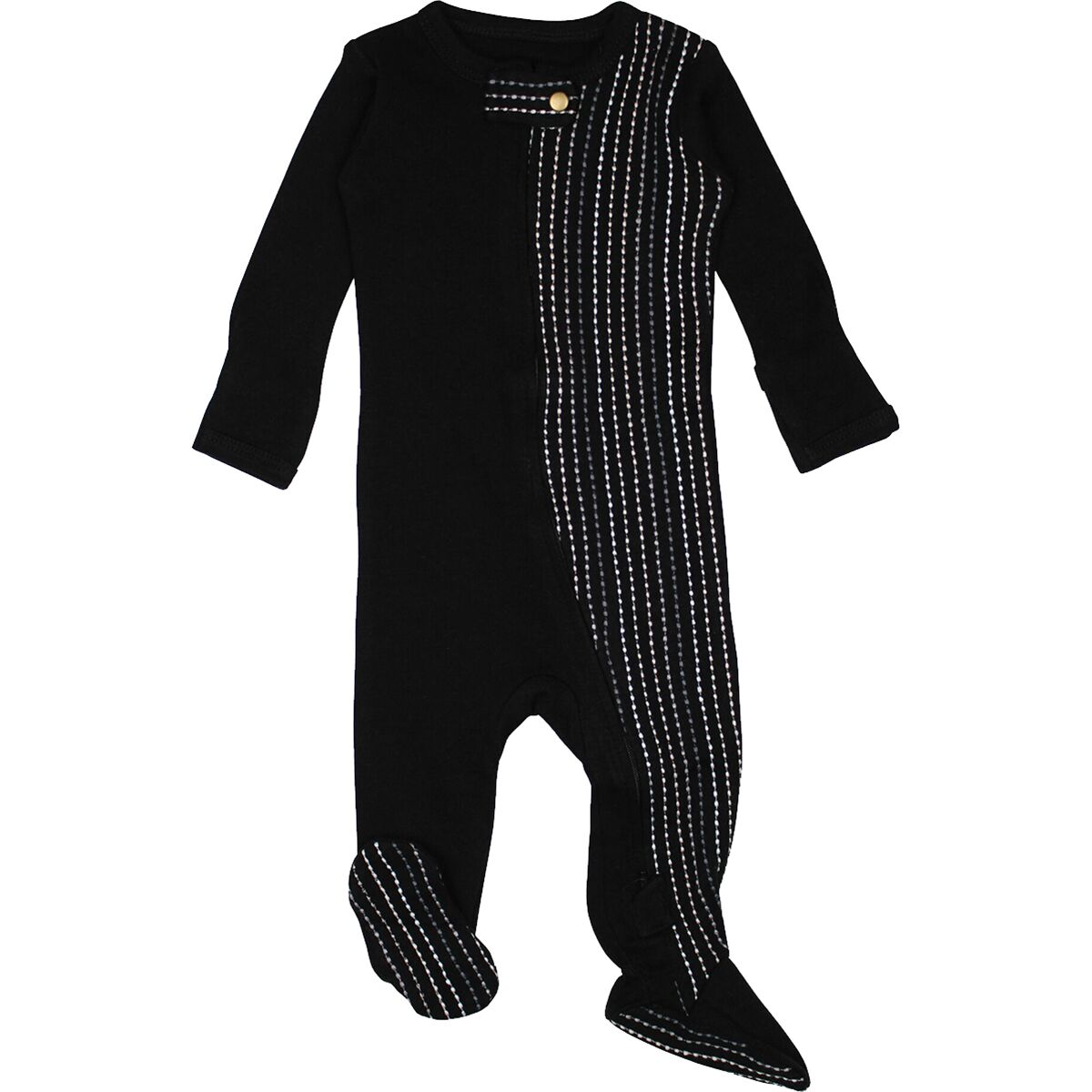L'oved Baby Embroidered Zipper Footie - Infants'