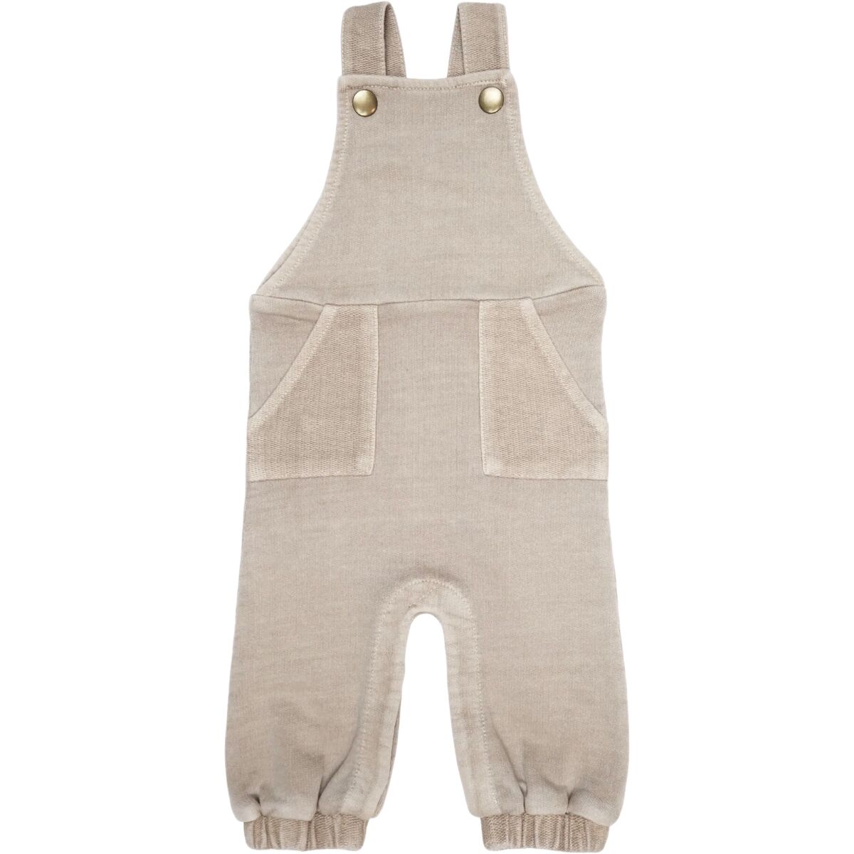 L'oved Baby French Terry Overall Romper - Infants'