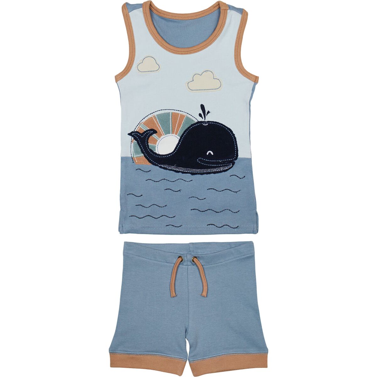 L'oved Baby Applique Tank & Bike Short Set - Toddlers' product image
