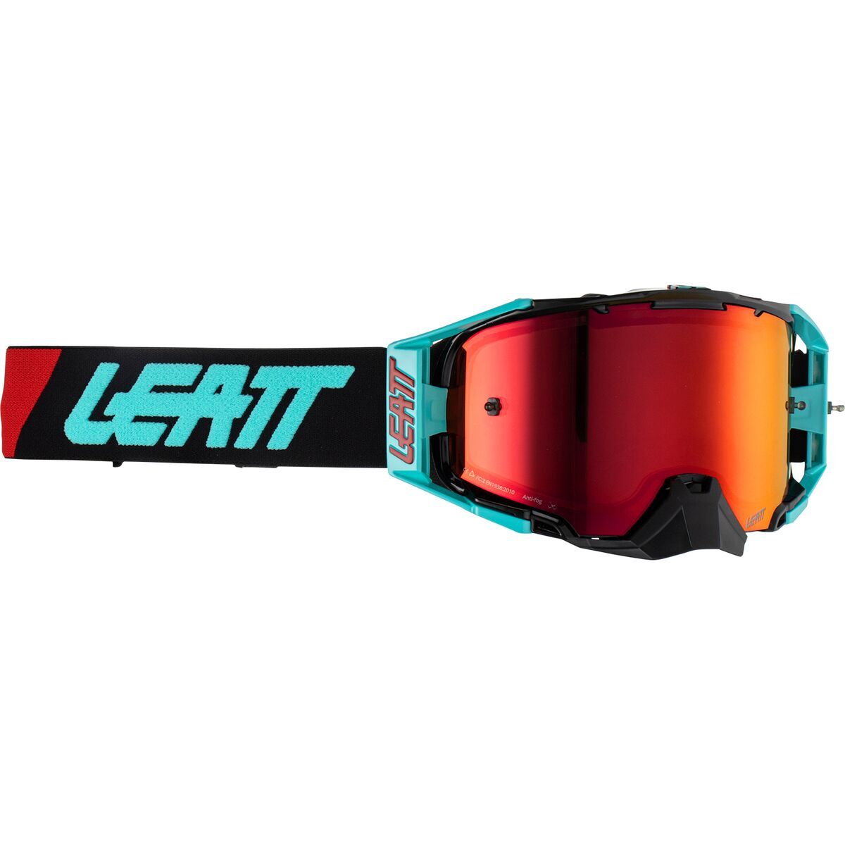 Image of Leatt Velocity 6.5 Iriz Goggles Fuel / Red Lens, One Size