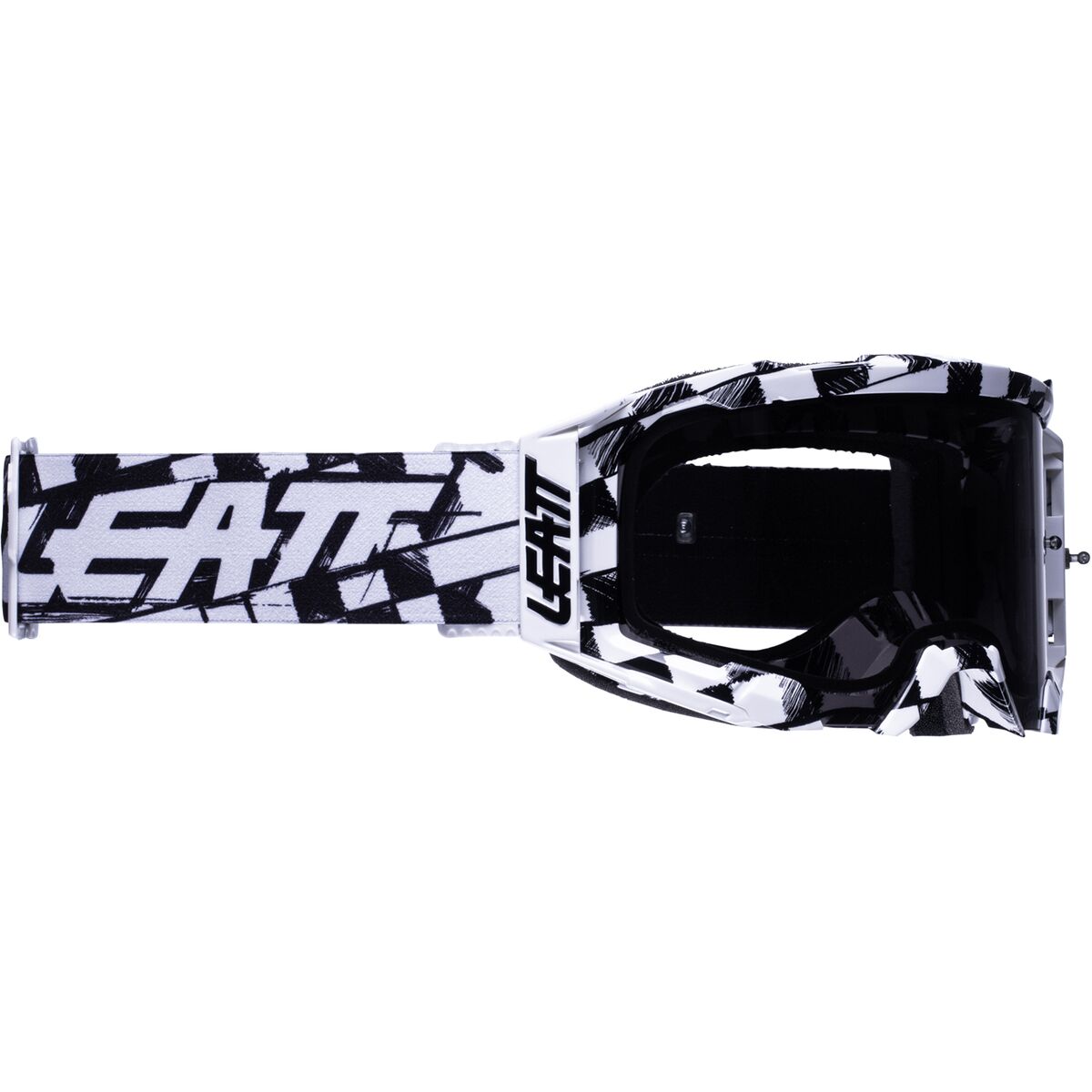 Image of Leatt Velocity 5.5 Goggles Checker / Smoke Lens, One Size