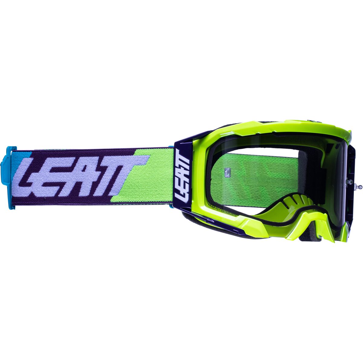 Image of Leatt Velocity 5.5 Goggles Neon Yellow / Light Grey Lens, One Size