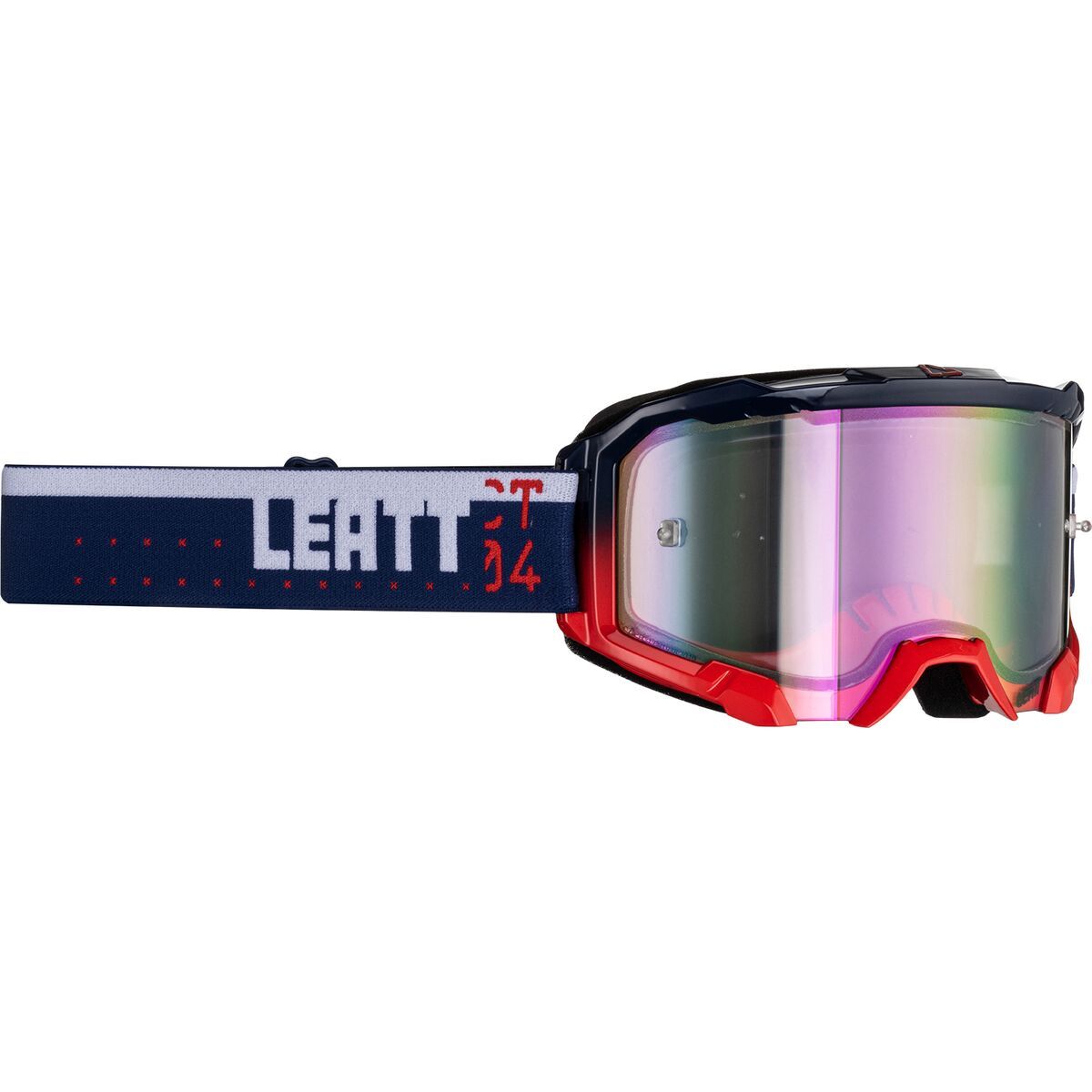 Image of Leatt Velocity 4.5 Iriz Goggles Royal / Purple Lens, One Size
