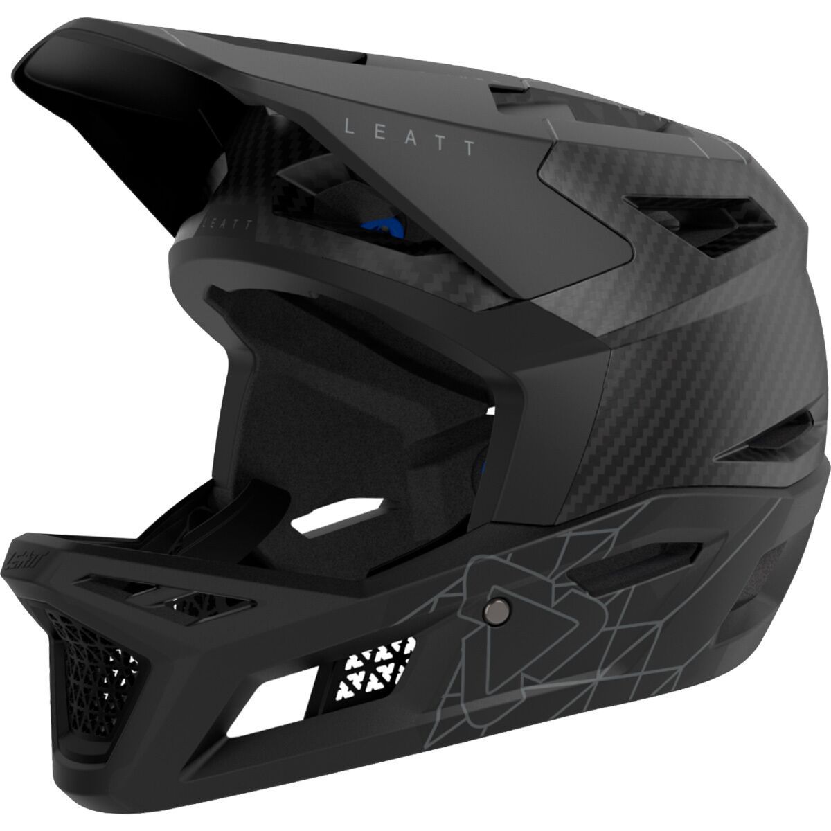 Image of Leatt MTB Gravity 6.0 Carbon V24 Helmet Stealth, S