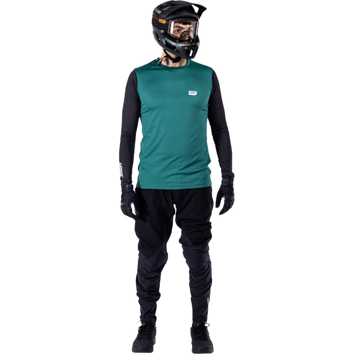 Image of Leatt MTB 1.0 Ride Kit Teal, XS