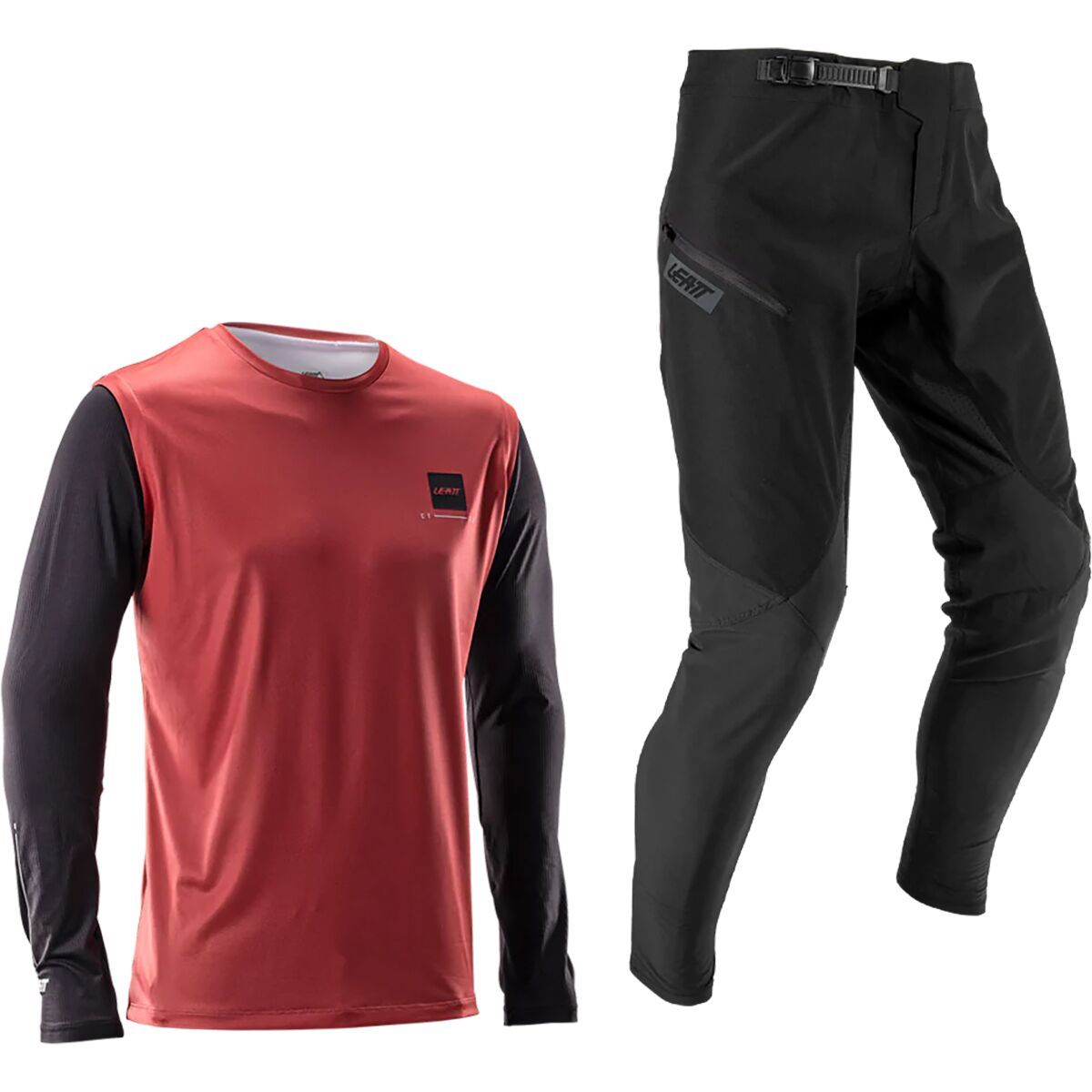 Image of Leatt MTB 1.0 Ride Kit - Kids' Dusty Red, S