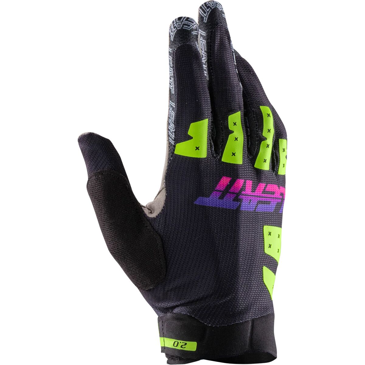 Image of Leatt MTB 2.0 X-Flow Glove Neon Black, S