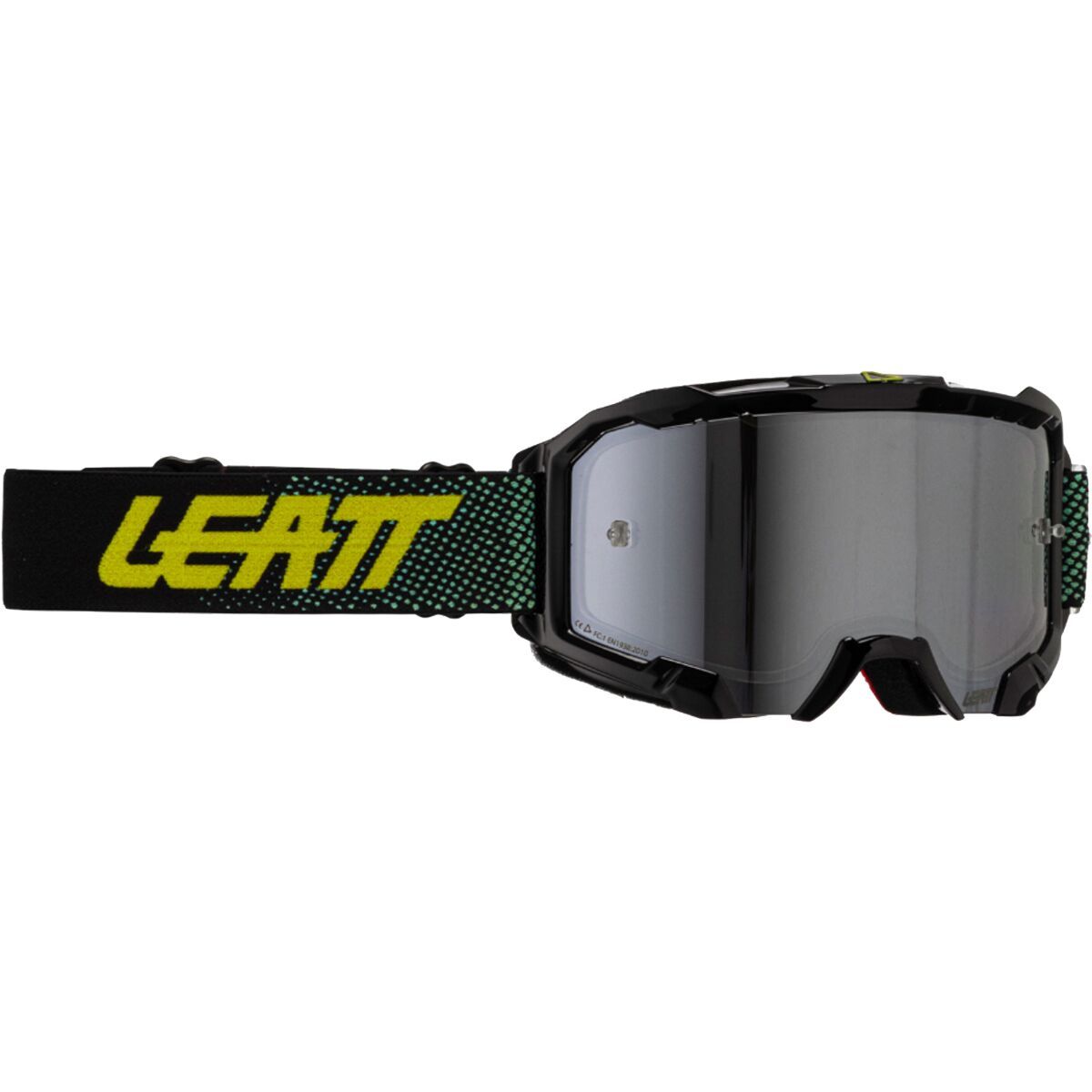 Image of Leatt Velocity 4.5 MTB Iriz Goggles Black Silver 50 VLT, One Size
