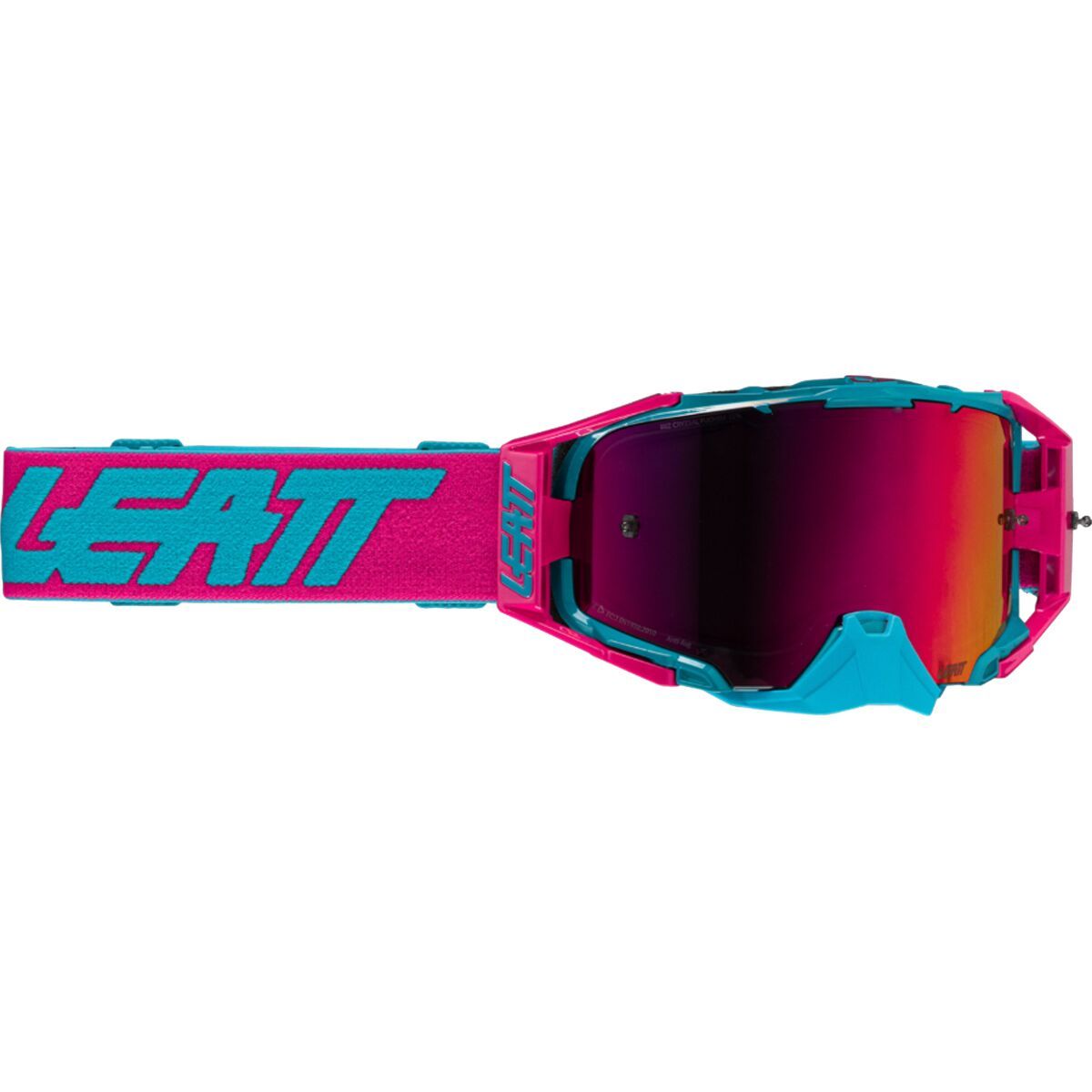 Image of Leatt Velocity 6.5 MTB Crystal Iriz Goggles Pink Fuchsia 22 VLT, One Size