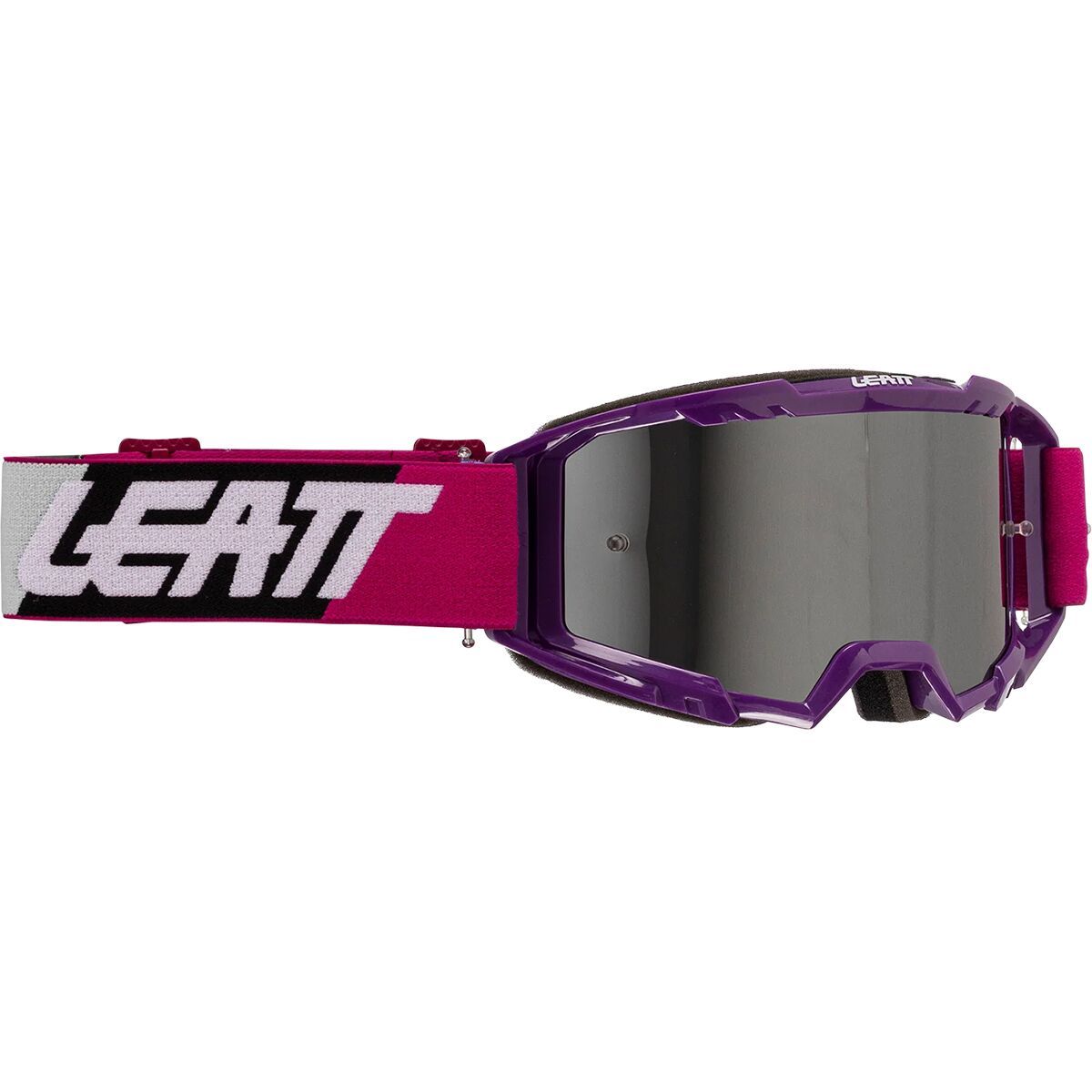 Image of Leatt Vizion 3.5 MTB Iriz Goggles Purple Silver 35 VLT, One Size