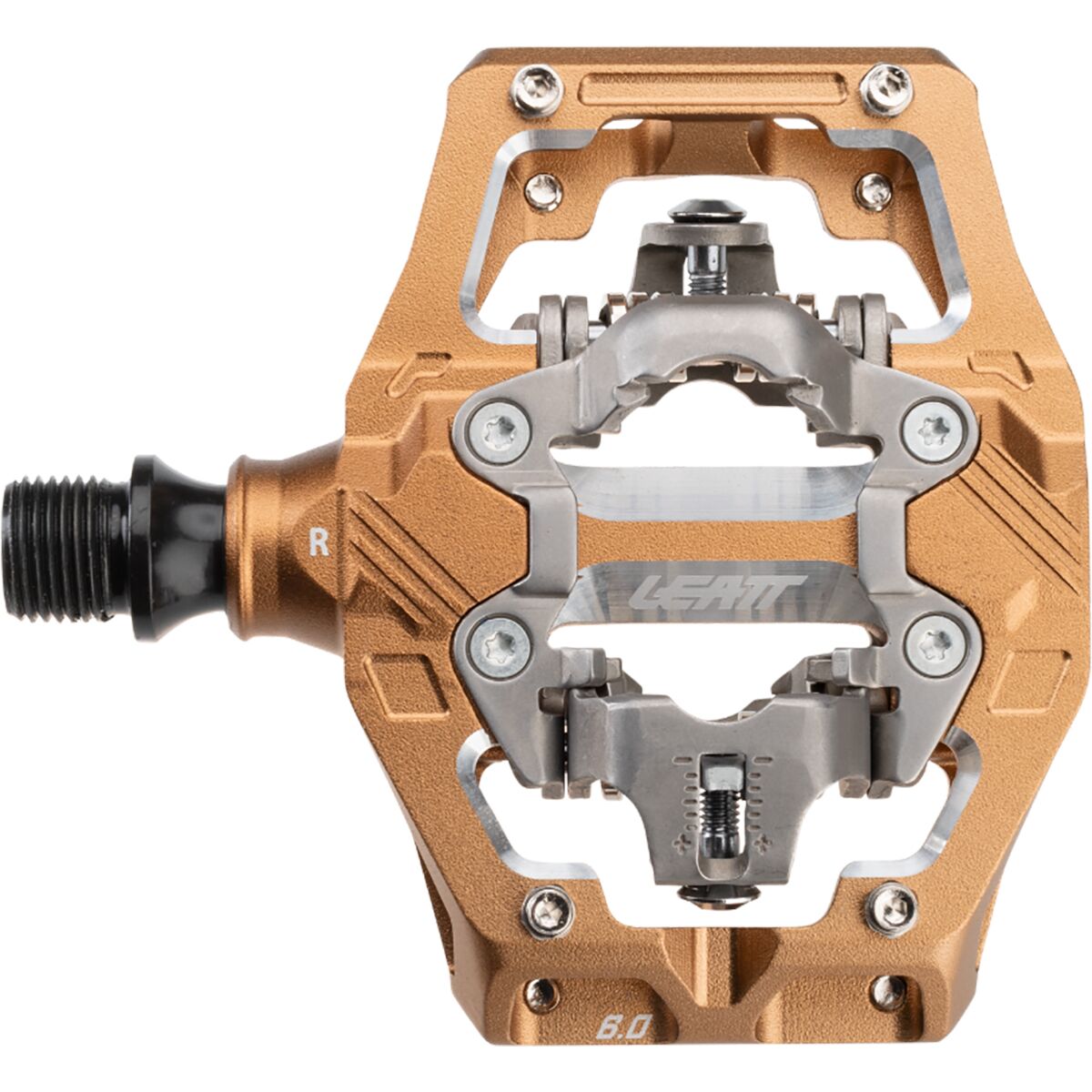 Image of Leatt All Mountain 6.0 Clip-in Pedals Frost Bronze, One Size