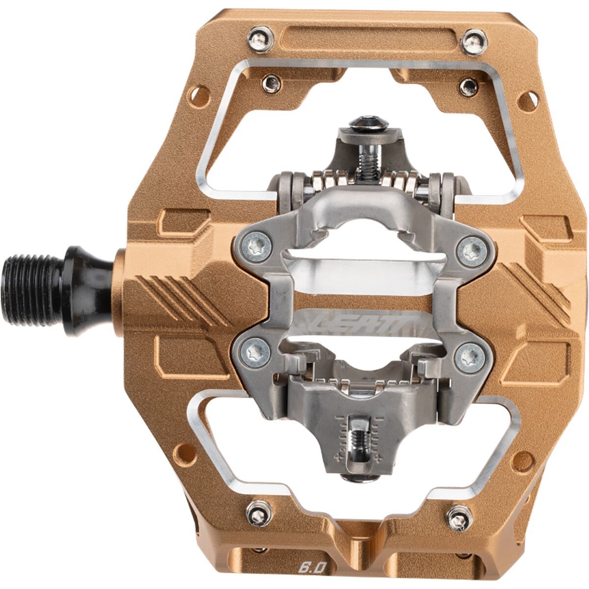 Image of Leatt Gravity 6.0 Clip-in Pedals Frost Bronze, One Size