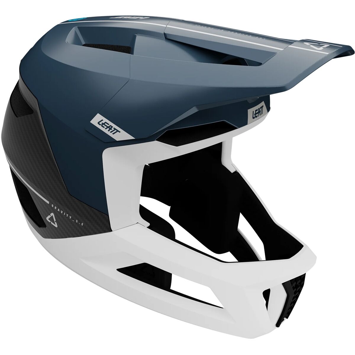 Image of Leatt MTB Gravity 5.0 Helmet Blue, L