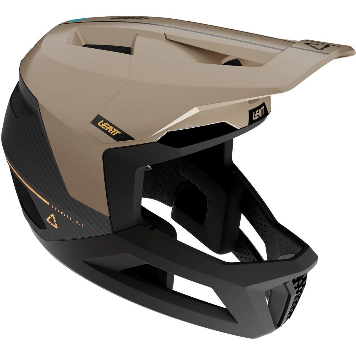 Image of Leatt MTB Gravity 5.0 Helmet Brown, L
