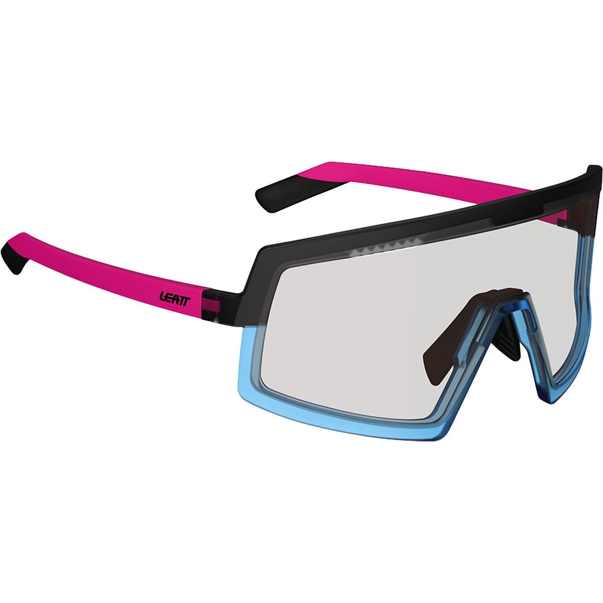 Image of Leatt Mad Viz One Sunglasses Blue/Pink Iriz Silver 17 VLT, One Size