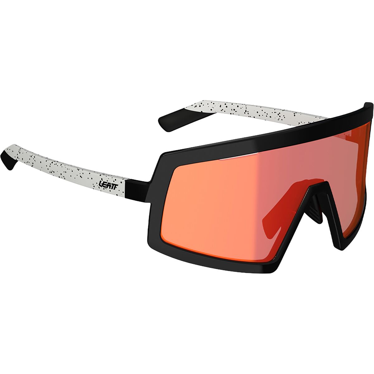Leatt Leatt Mad Viz One Sunglasses Black/White Iriz Red 15 VLT, One Size