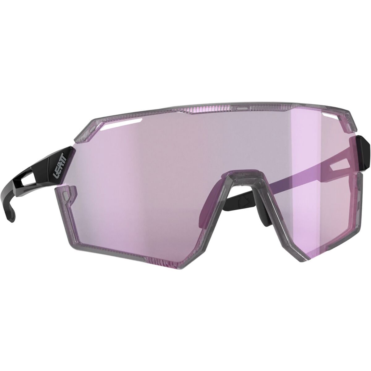 Image of Leatt Ride Viz Pro Sunglasses Grey Iriz Cryztal Fuchsia 22 VLT, S