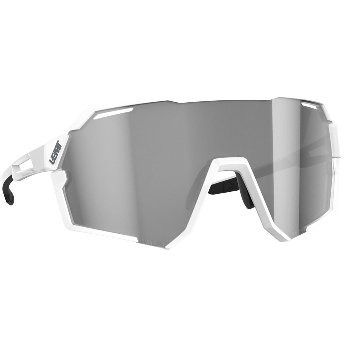 Image of Leatt Ride Viz Pro Sunglasses White Iriz Silver 17 VLT, S