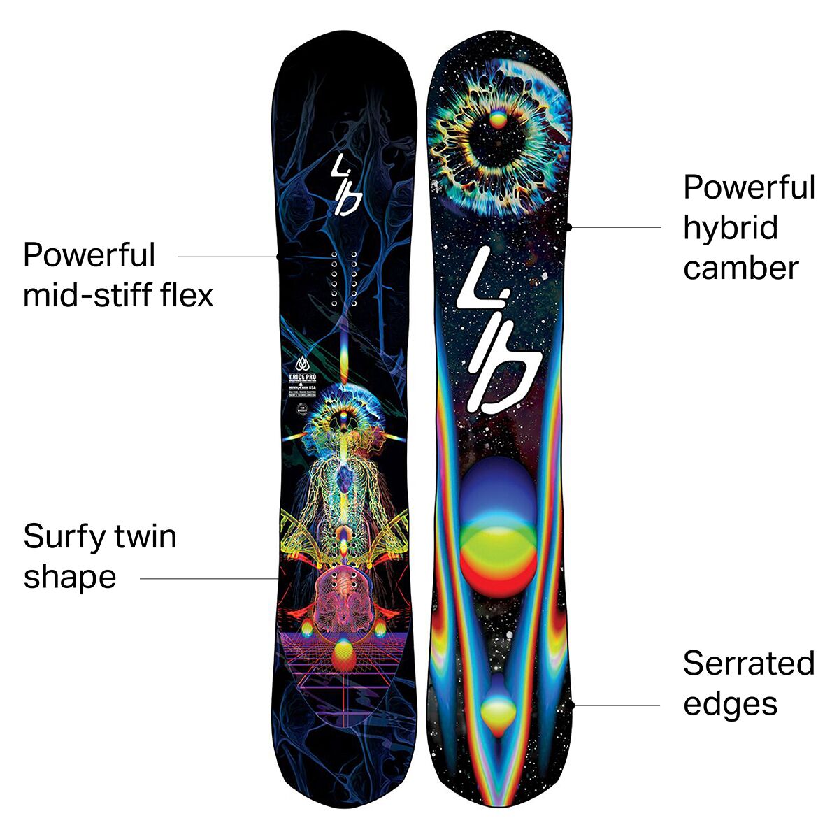 Lib Technologies T.Rice Pro Snowboard - 2022 - Snowboard