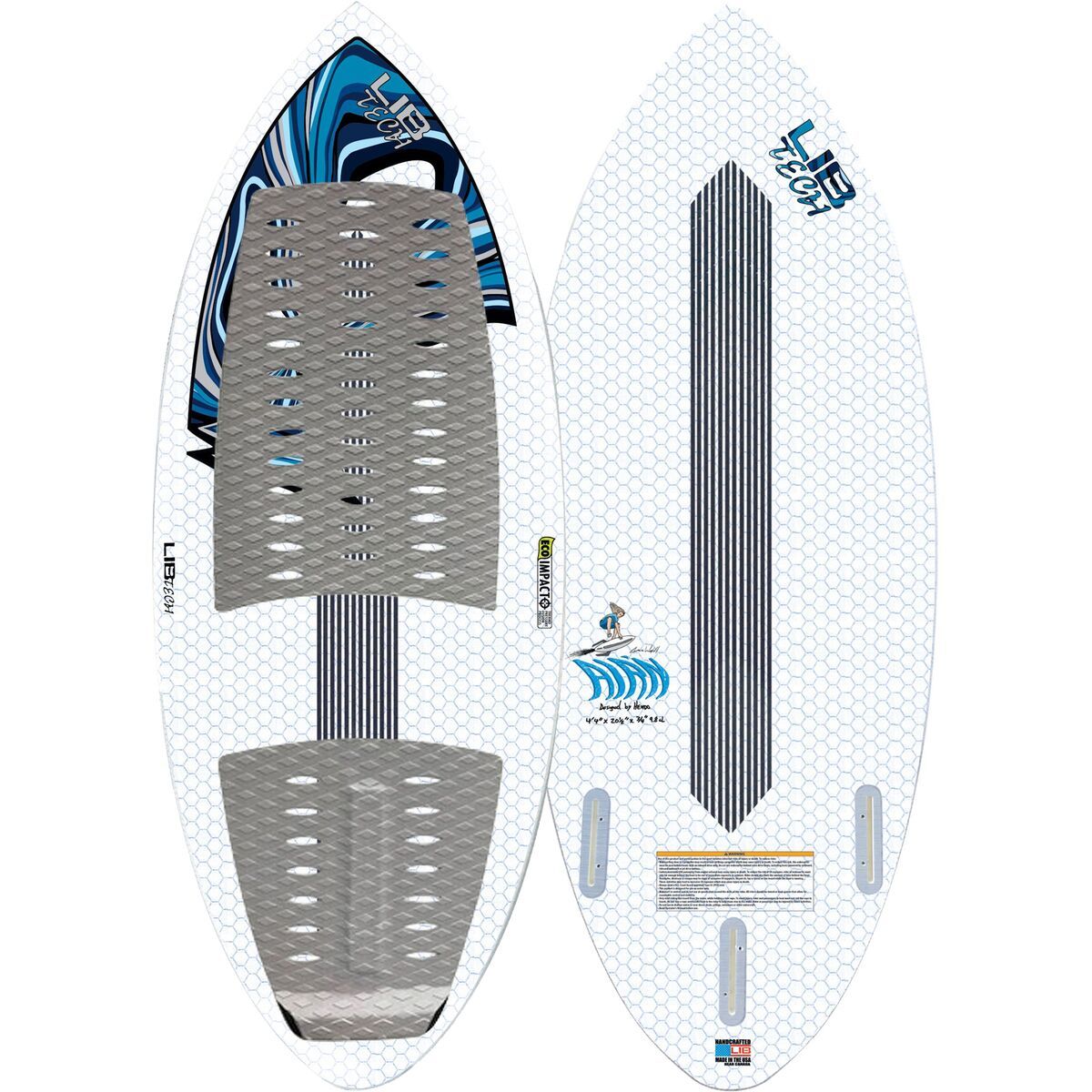 Image of Lib Technologies Air'N Skim Board One Color, 4ft 8in