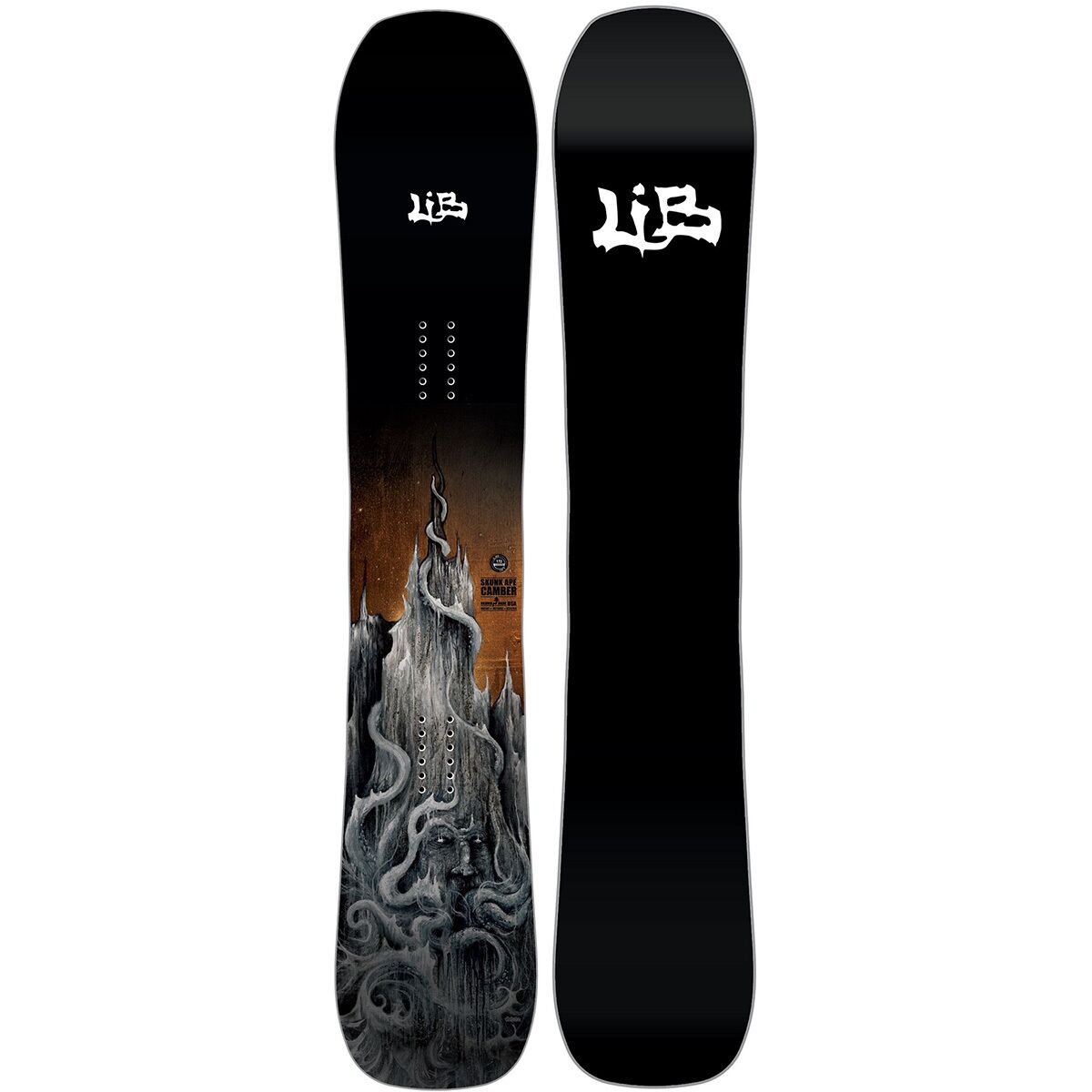 Image of Lib Technologies Skunk Ape Camber Snowboard - 2026 One Color, 165cm wide