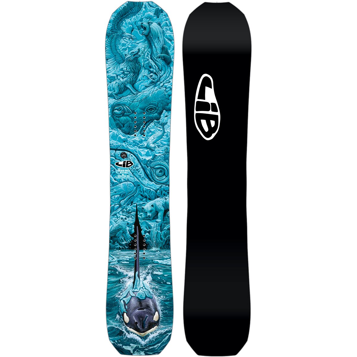 Image of Lib Technologies Golden Orca Snowboard - 2027 One Color, 153cm